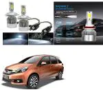 Feelitson White Car C6 H4 Compact Design 36W/3800Lm Led Headlight For Honda Mobilio (Pack Of 2)