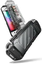 SUPCASE Unicorn Beetle Pro For Nintendo Switch OLED Model Black Rugged Slim Protective Back Cover