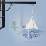 NHR New Born Baby Cotton Hanging Cradle Jhula with Cradle Baby Swing for 0 to 2 YEAR BABY(BLUE)