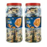 Mr.Kool Peanut Chikki Bar 800gm.Pack of 2 Combo (1.6 Kg) Plastic Bottle