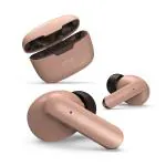 pTron Bassbuds Duo TWS Earbuds with Clear Calls, Immersive Stereo Audio & 32H Playtime (Brown)