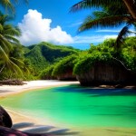 Love Creation 12x18 Size poster print for creative wall art- exotic-palm-leaves-9827(Non Sticker)