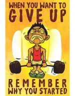 Craft Qila Remember Why You Started Inspirational Self Adhesive Motivational Posters for Office Room Decoration Multicolor SIZE: 12 X 18 Inch.