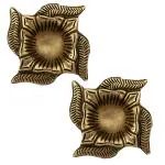 Swastik Vilakku Brass Diya Indian Diwali Oil Lamp Pooja Light Puja Decorations Mandir Decoration