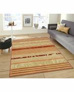 Status Rust Nylon Anti Skid Backing Taba Rug Pack of 1
