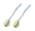 URBAN BUY Plastic Lufa Bathing Brush With Free Gift , Multicolour, (Pack of 2)