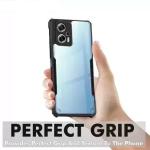 RUPELIK (Eagle Motorola/Moto G23 Black/Transparent) Shock Proof Clear Protective Hybrid TPU & PC Transparent Back Crystal Clear Eagle Case Cover for Motorola/Moto G23 / G13 (Black/Transparent)