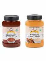 Mr. Kap's Yum Pack of 2 Yummy and Healthy Tasty Schezwan Chutney 300 g and Tandoori Mayonnaise 250 g)