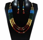 JAYA VISION ENTERPRISES Gemstone Multi color stone Beads necklace