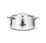 Milton Stainless Steel Silver Luxuria Casserole With Handle