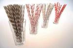Amit Marketing Multicolor Paper Straight Drinking Straw (Set Of 300)