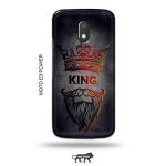 Tweakymod Printed Beard King Back Cover For Moto E3 Power