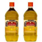 V4 Karaikudi Wood (Cold) Pressed Oil Store/ Gingelly Oil (Jaggery) / Nallennai / Sesame Oil / Til Ka Tel - (1 Litre* 2)