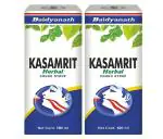Baidyanath Kasamrit Herbal and Ayurvedic Cough Syrup, Non- Drowsy formula, with Goodness of Tulsi, Mulethi, Pippal, Chhoti Kateri, 100 ml (pack of 2)