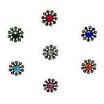 Comet Busters Multicolor Stone Bindi For Women
