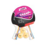 Stag Iconic Champs Table Tennis Set with Orange Balls Crafted for Ideal Ping Pong Competitive Play