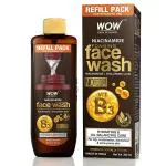 WOW Skin Science Niacinamide Foaming Face Wash For Blemishes, Oil Control & Acne Spots - Refill Pack for Extended Use - 200ml