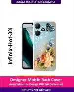 Paedicon Multicolour Silicone Mobile Back Cover (Infinix Hot 30i)