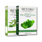 BEYORG Natural Herbal Tulsi and Brahmi Powder for Anti - Dandruff, Anti - Hair Fall and Color Protection - 200 g