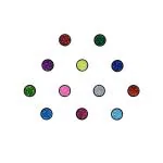 Comet Busters Beautiful Handcrafted Multicolored Glitter Shimmer Bindis (6mm) (BIN1965)