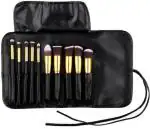DATNASAYAD Professional Black Soft Bristles 10 Makeup Brushes Set for Womens & Girls - (Pack of 10)