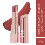 Bella Vita Organic Comfort Matte Priming Lipstick- CP201- POWER NAP (Rose Brown)