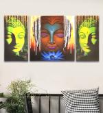 Shree Kala Lord Buddha Face Statue Painting