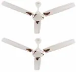 Candes Lynx 3 Blade 1200Mm Ceiling Fan, Ivory (Pack Of 2)