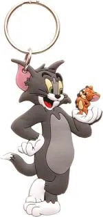 Blue Aura Ncc Multicolor Plastic 121 Tom And Jerry Key Chain