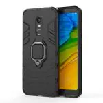 RJR Xiaomi Redmi Note 5 Back Cover |Heavy Duty |Kickstand | Back Case Cover for Xiaomi Redmi Note 5-Black