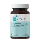 HealthKart HK Vitals Cranberry + D-Mannose, with 500 mg Cranberry & 1000 mg D-Manose, All Natural Ingredients, Useful for Bladder Infections & UTI, 60 Veg Tablets