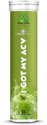 Healthy Nutrition -Just for the Health of it Apple Cider Vinegar Vegetarian for Weight Loss - 20 tablets