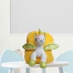 TOYTALES Cute Sleepy Cat Backpack for Nursery Children, Soft Velvet Cartoon Animal Plush Preschool Bag | Mini Travel & School Bags for Baby Girl & Baby Boy, Ideal for Girls, Boys & Toddlers, 2-5 Years