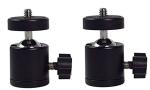 HIFFIN 2 Pcs Combo Swivel Mini Ball Head 1/4