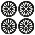 PRIGAN Nexon Glossy Black Wheel Cover 16