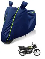 Mockhe 100% Waterproof Bike Cover for Honda CD 110 Dream Coated, Dustproof UV Protection Custom Fit bike cover-(Blue)