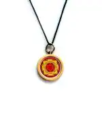 Astroghar Ganesh Ji Yantra Mantra Brass Pendant For Men And Women