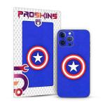 PROSKINS - Vibranium Shield 3D Textured Mobile Back Skin/Sticker Only for OnePlus 8T (Pack of 1)
