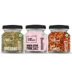 Chef Urbano Himalayan Pink Salt 200 Gms Oregano 70 Gms & Chilli Flakes 100 Gms Pack of 3