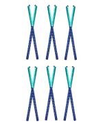 Sensimon Rajwadi Navratri Dandiya Stick for Dance - Multicolor Garba Celebration Sticks for Puja Accessoires - Pack of 2 , 4 Dandia Sticks