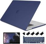 iFyx MacBook Pro 16 inch Navy Blue Silicone Matte Hard Protective Shell Case Cover
