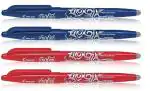 Pilot Frixion Erasable Roller Ball Pen | Tip Size - 0.7 MM | With Dimpled Grip and In-built Eraser | Ink Colour - 2 Blue and 2 Red | Pack of 4