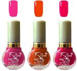 OUR Beauty Multicolor Extra Shine Long Wear Durable Nail Polish Nv31, 18 ml (Pack Of 3)