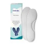 Footvital Memory Foam Shoe Insoles Supports Heel & Absorbs Foot Sweat, Lightweight for Men & Women-Grey (1 Pair)(Size-6)
