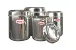 SEGA Stainless Steel Vertical Storage Containers CAPSULE UBHA DABBA (15 *18) 3900,4700,5600,6800 ML
