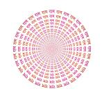 Sticker Studio Vinyl Ram Mantra Wall Stickers For Living Room Bedroom Black Standard