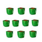 BAZODO HDPE 220 GSM 09X09 ROUND GROW BAGS (PACK OF 10)