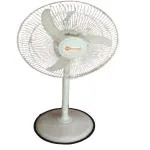 MyChetan Keywal High Speed 2400 RPM 400 MM Bullet Fan | Pedestal Fan | Farrata Fan With Adjustable Height with X-Flow Technology (Ivory)