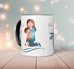NH10 DESIGNS Sabse Pyari Maa Printed Coffee Mug Written Mug Birthday Gift for Mother in Law Mother's Day Mug Gift for Maa Mom MATA Ji (Microwave Safe Ceramic Tea Coffee Mug- 350 ML) (MOMTNY3TM 62)