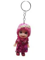 HIGAR Multicolor Cute Doll Keyring Keychain For Girls
